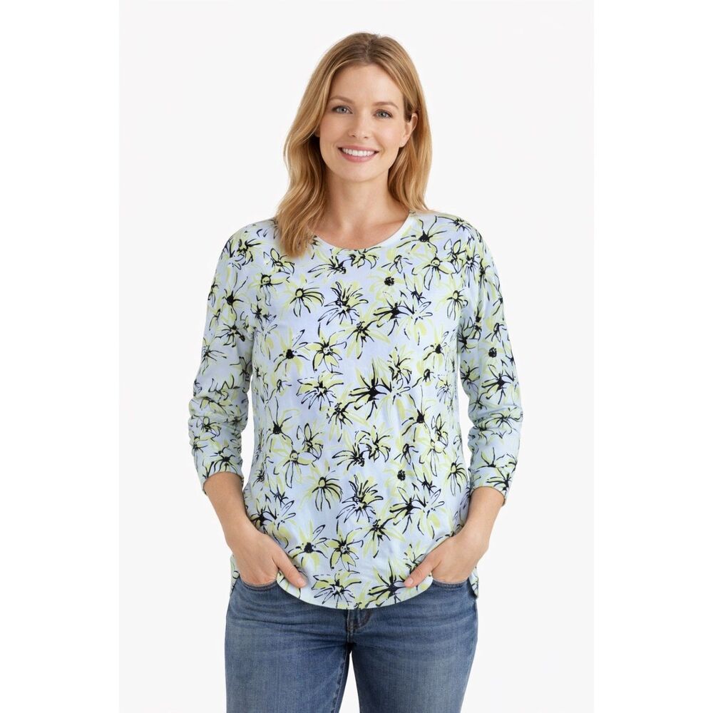 Pendleton Floral Knit Cardigan Women’s Medium Button Front – Great Condition